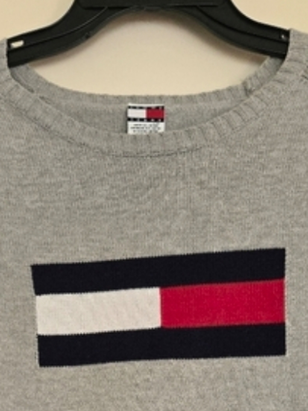 Vintage Tommy Hilfiger Jeans crewneck sweater featuring the iconic flag logo
